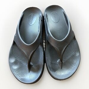 OOFOS ORIGINAL RECOVERY SPORT THONG SANDALS UNISEX WOMANS 7 MENS 5
